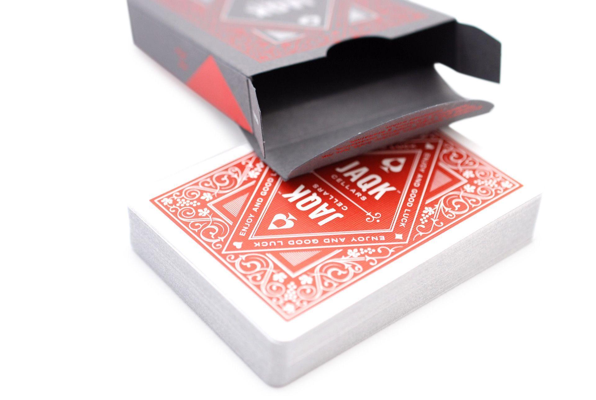Red JAQK Playing Cards by Theory11