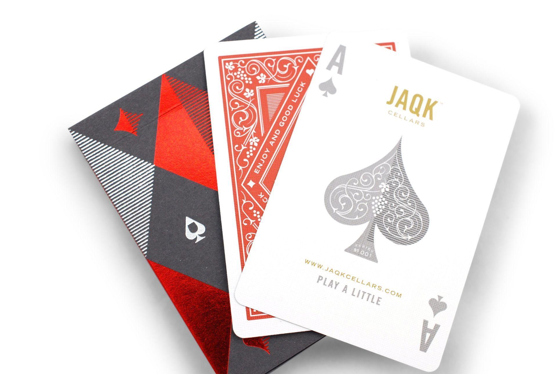 Red JAQK Playing Cards by Theory11
