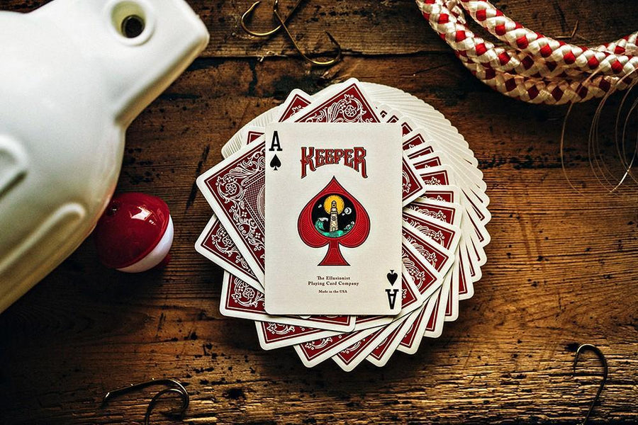 Red Keepers Playing Cards by Ellusionist