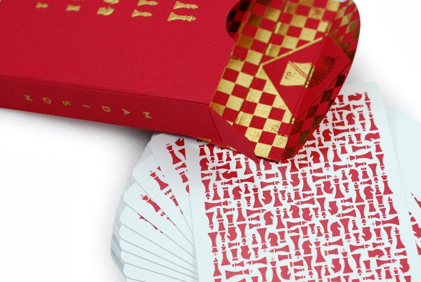Red Knights Playing Cards Playing Cards by Ellusionist