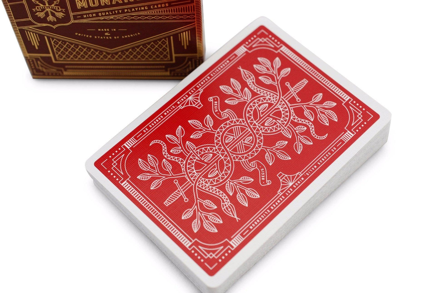 Red Monarchs Playing Cards by Theory11