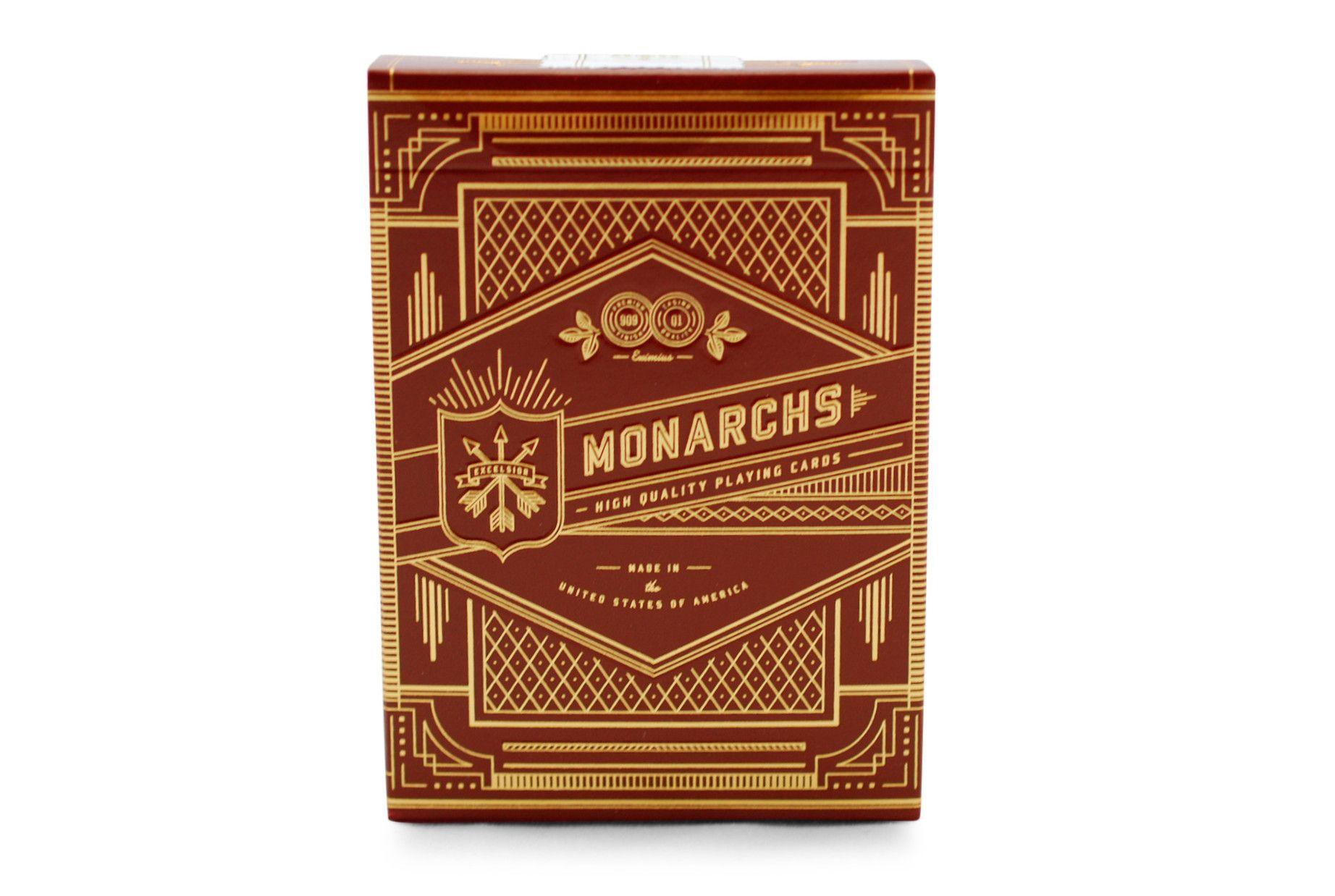 Red Monarchs Playing Cards by Theory11