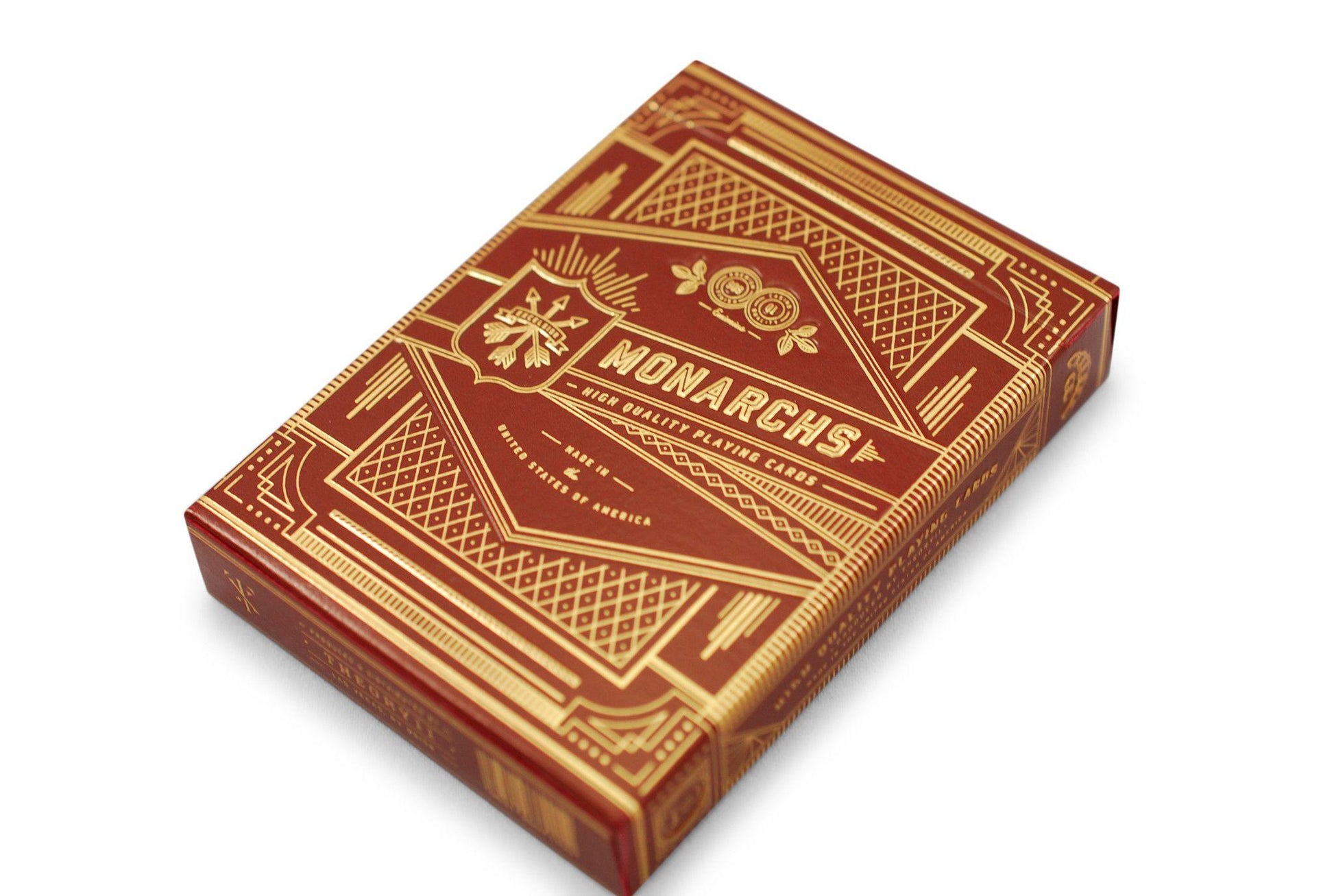 Red Monarchs Playing Cards by Theory11