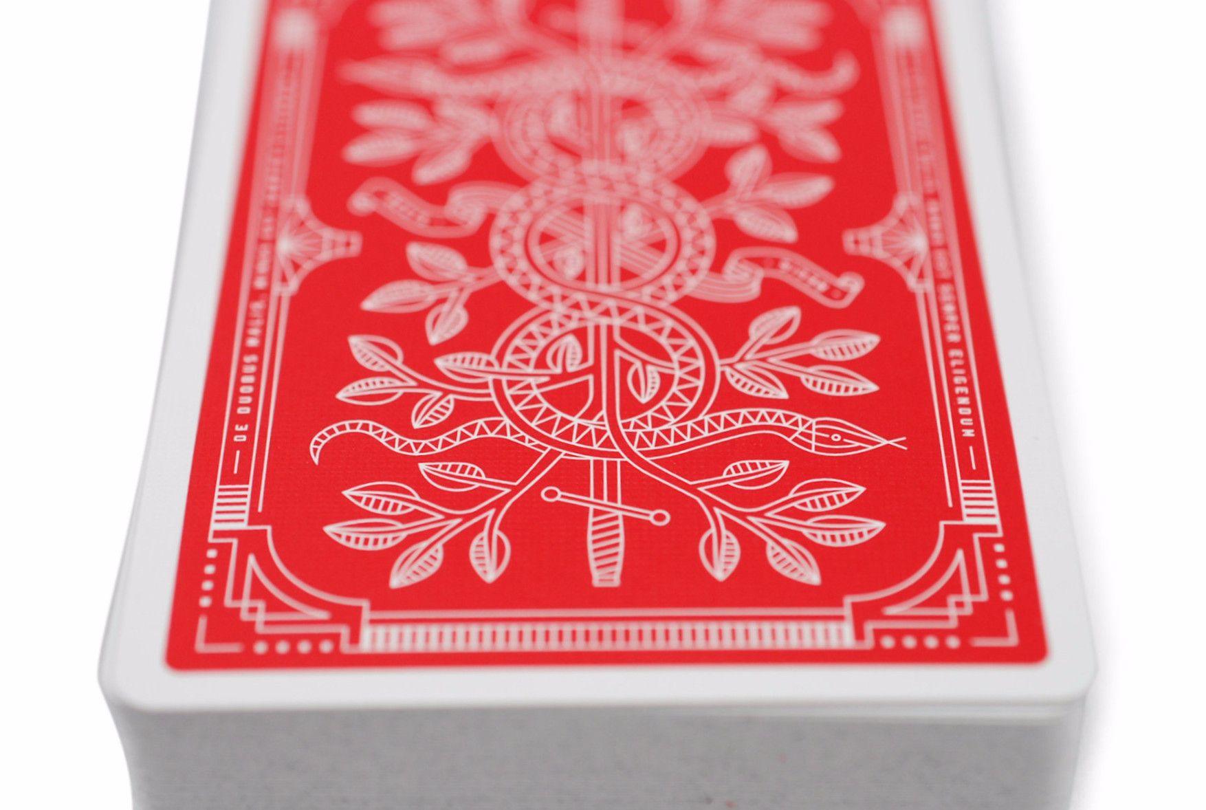 Red Monarchs Playing Cards by Theory11