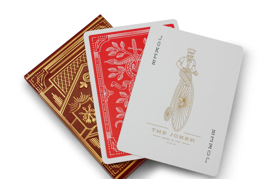 Red Monarchs Playing Cards by Theory11