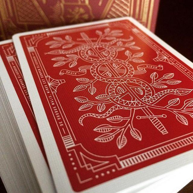 Red Monarchs Limited 1st Ed. Playing Cards by Theory11
