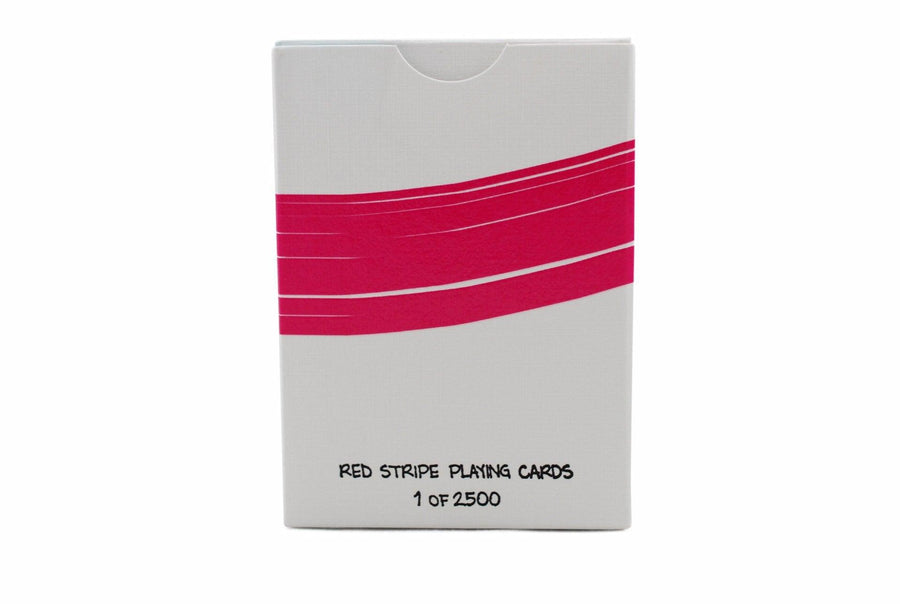 Red Stripe Playing Cards by Hanson Chien