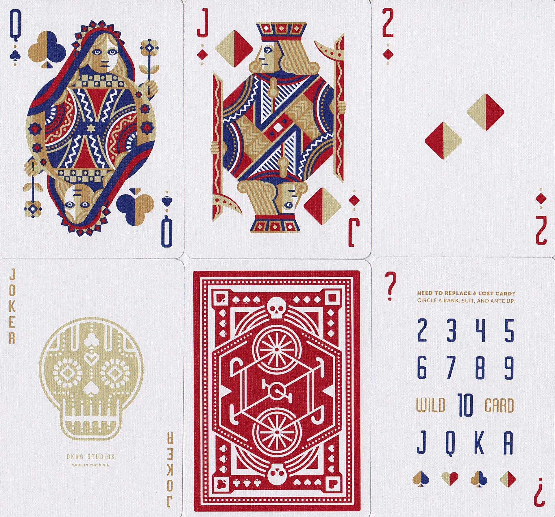Red Wheel Playing Cards by Art of Play