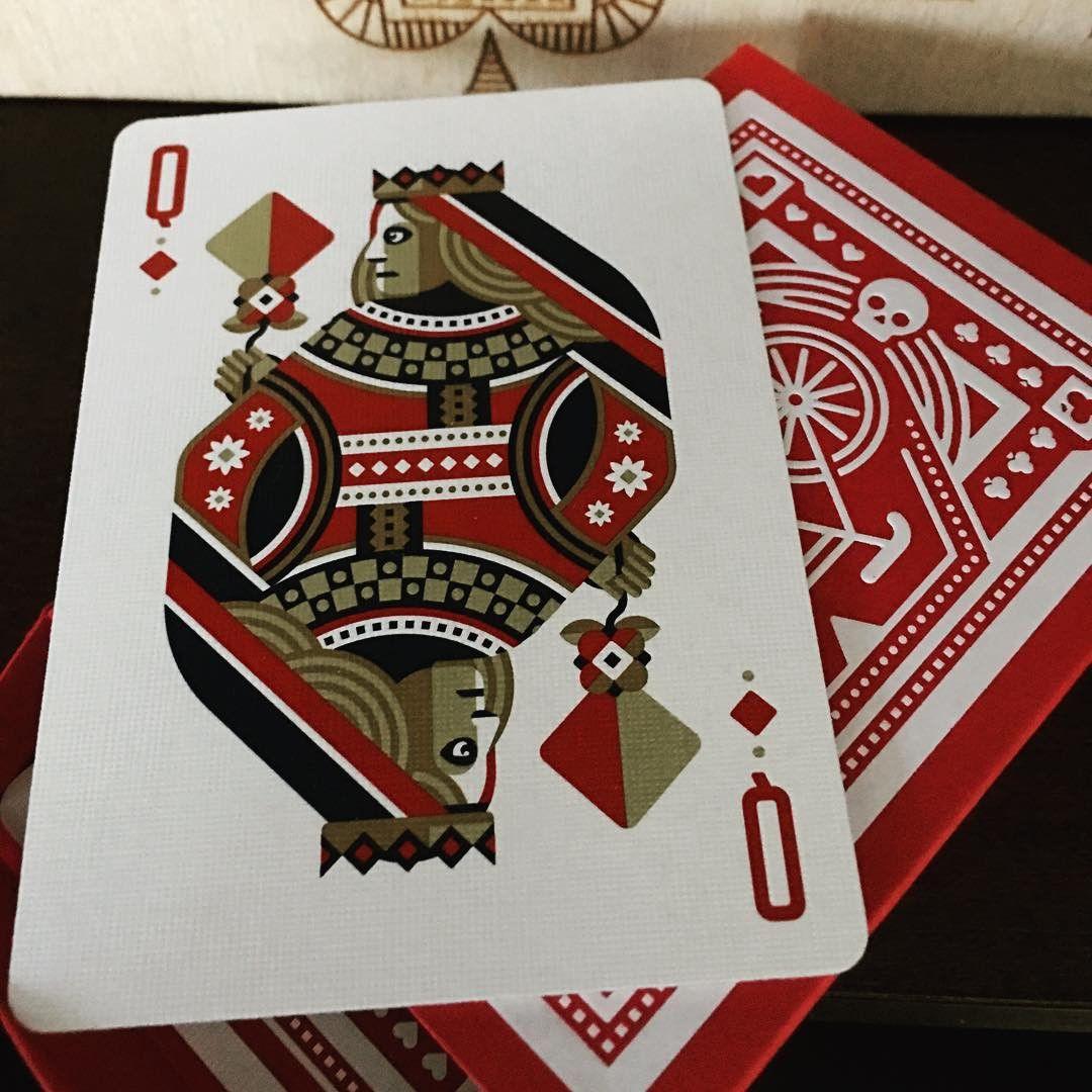Red Wheel Playing Cards by Art of Play