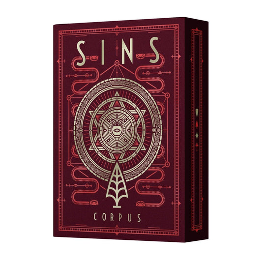 SINS Red Corpus playing cards Playing Cards by Thirdway Industries