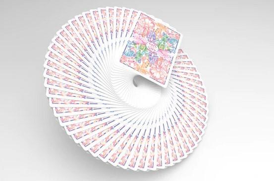 Red Fox Playing Cards - Purple Edition Playing Cards by RarePlayingCards.com