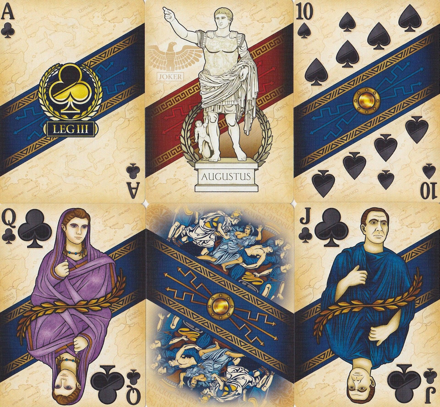 Rome: Antony Edition Playing Cards by Midnight Cards