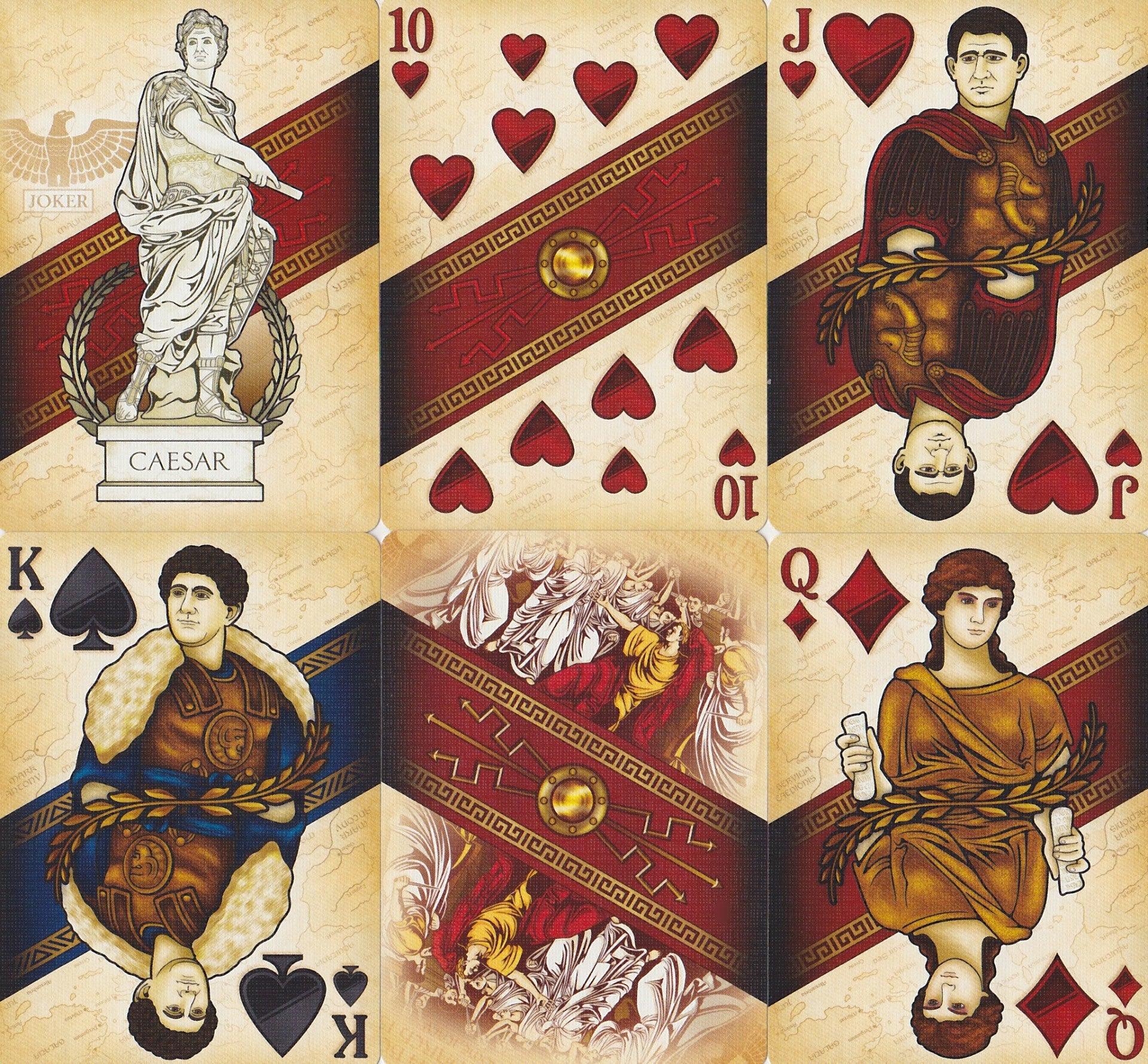 Rome: Caesar Edition Playing Cards by Midnight Cards