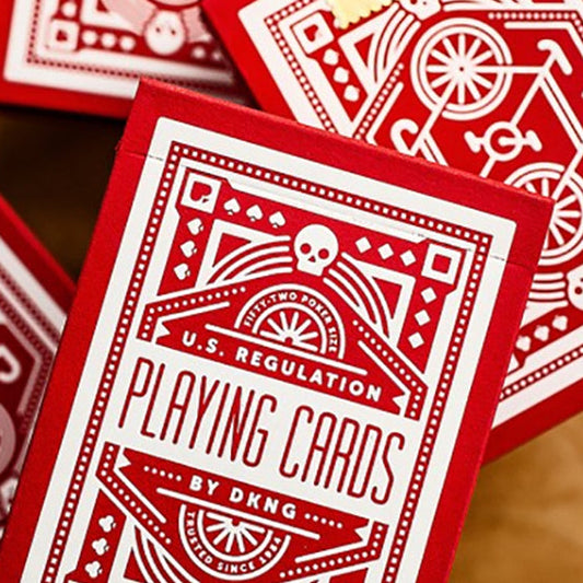 Red Wheel Playing Cards by Art of Play