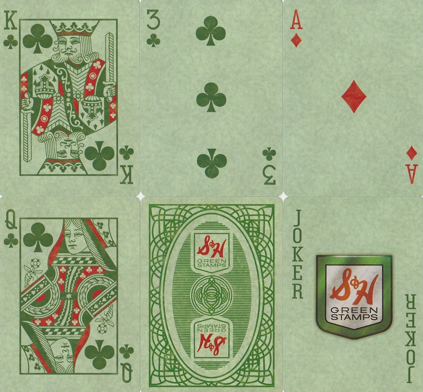 S&H Green Stamps Playing Cards by Classics Playing Cards