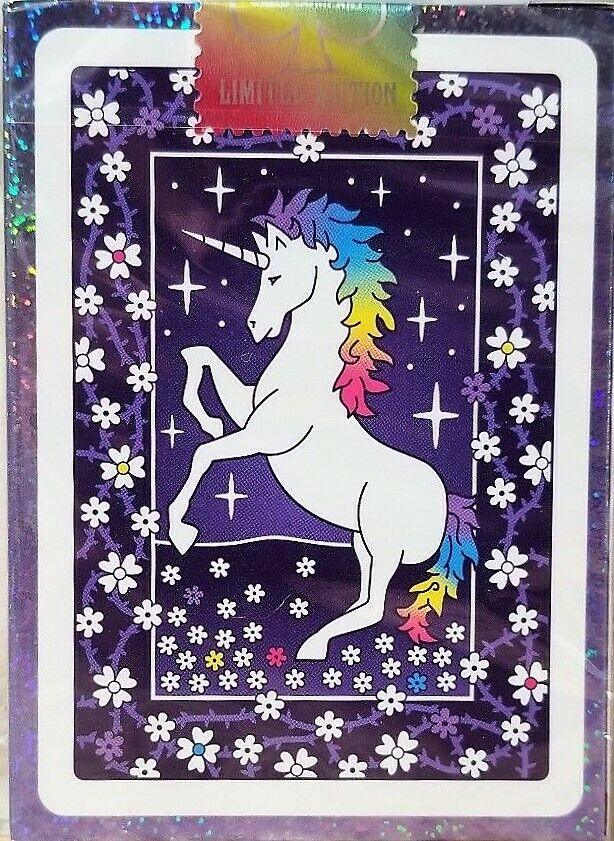 Gilded Bicycle Rainbow Unicorn Playing Cards – Rare Playing Cards
