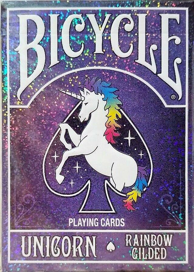 Gilded Bicycle Rainbow Unicorn Playing Cards Playing Cards by US Playing Card Co.