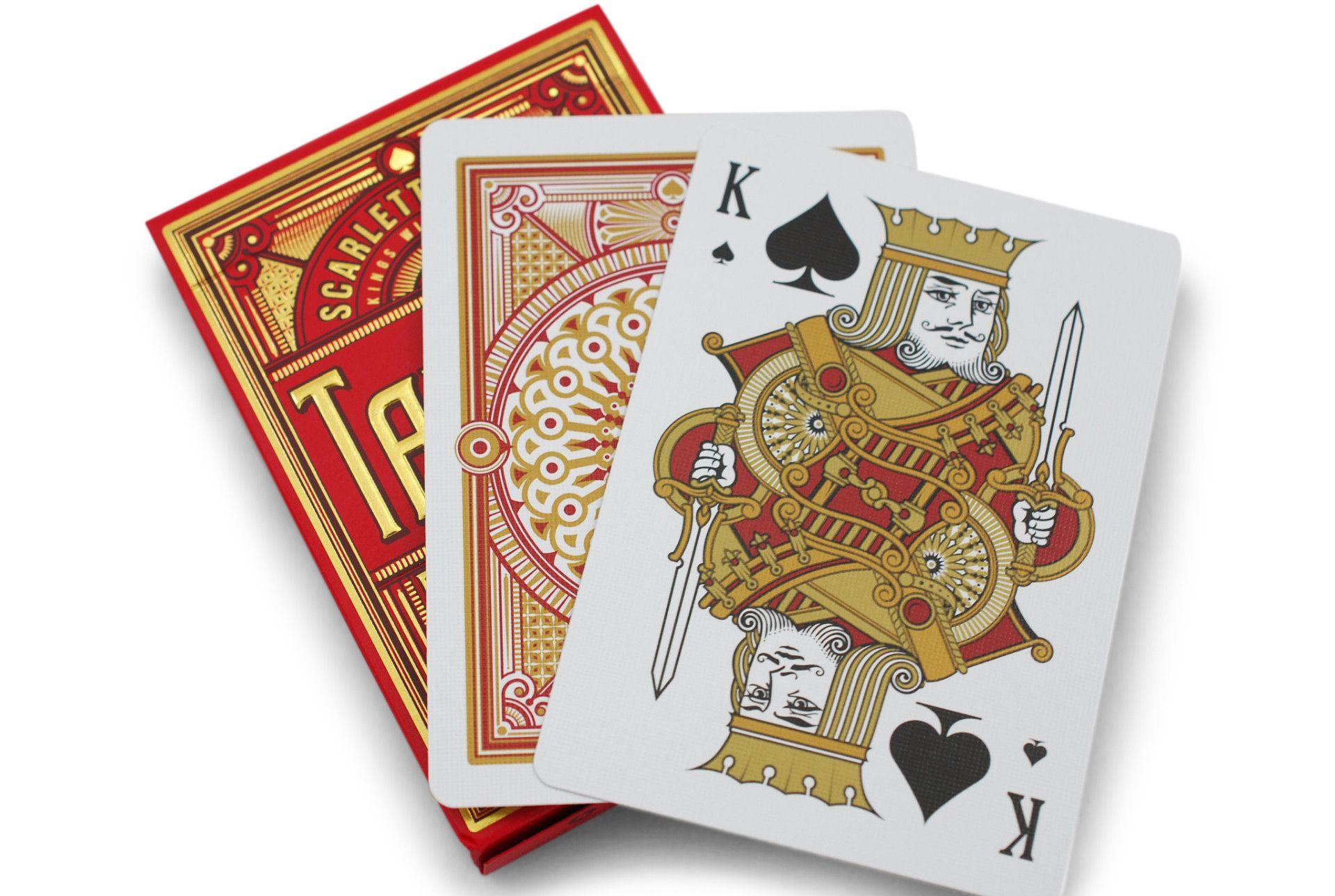 Scarlett Tally Ho Playing Cards by Kings Wild Project