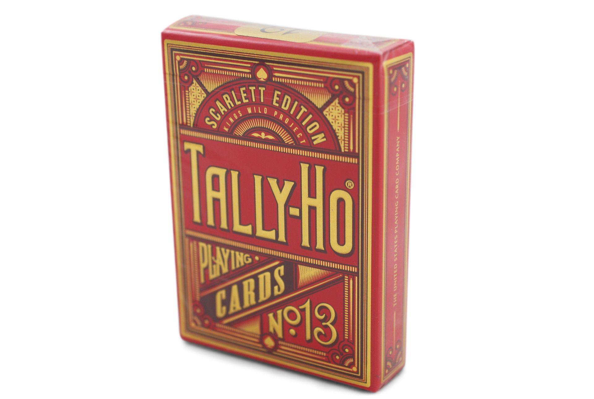 Scarlett Tally Ho-RarePlayingCards.com – Rare Playing Cards