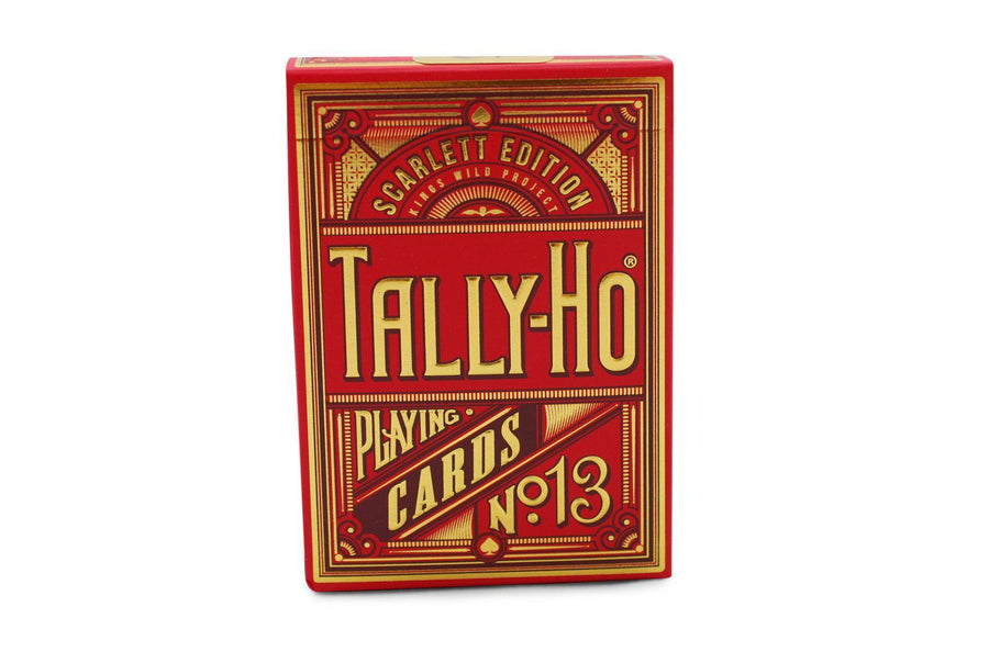Scarlett Tally Ho Playing Cards by Kings Wild Project