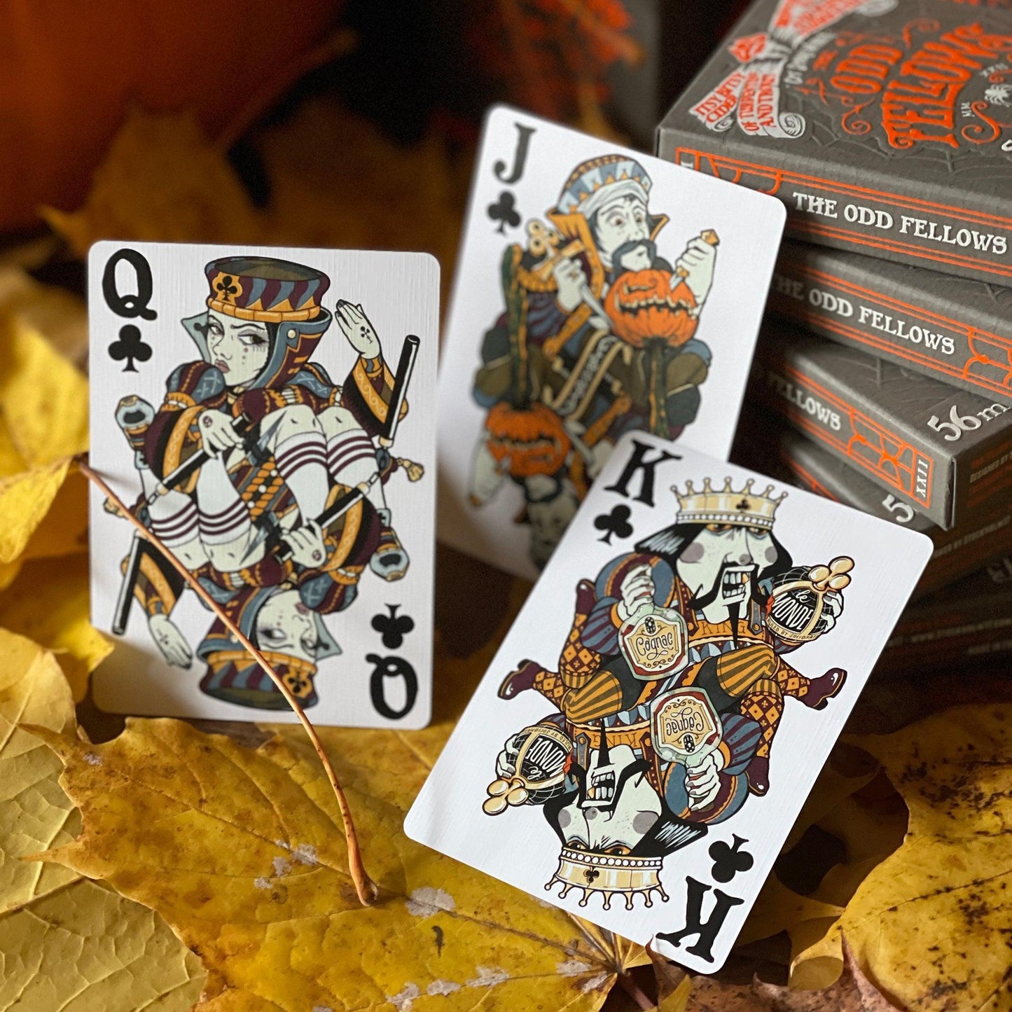 Cpt Spindel Webber - Odd Fellows Playing Cards Playing Cards by Stockholm 17