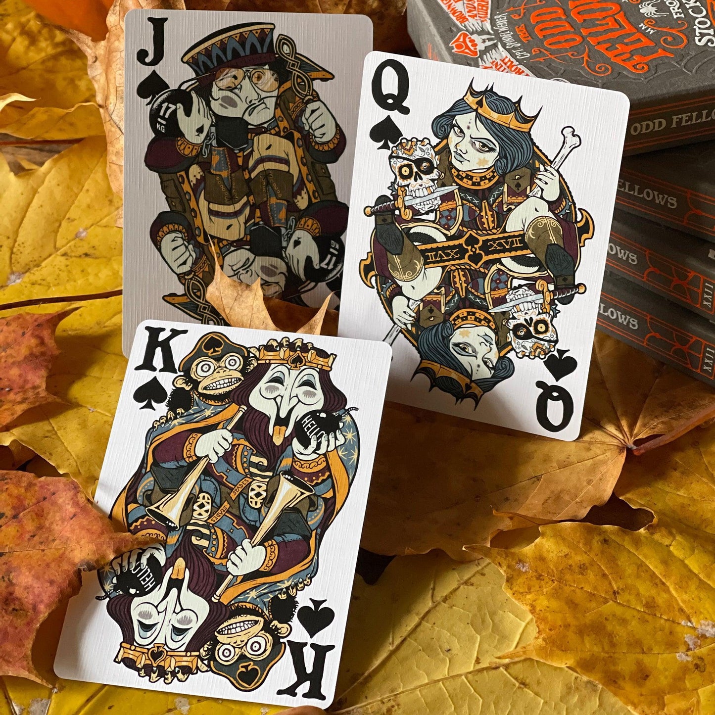 Cpt Spindel Webber - Odd Fellows Playing Cards Playing Cards by Stockholm 17