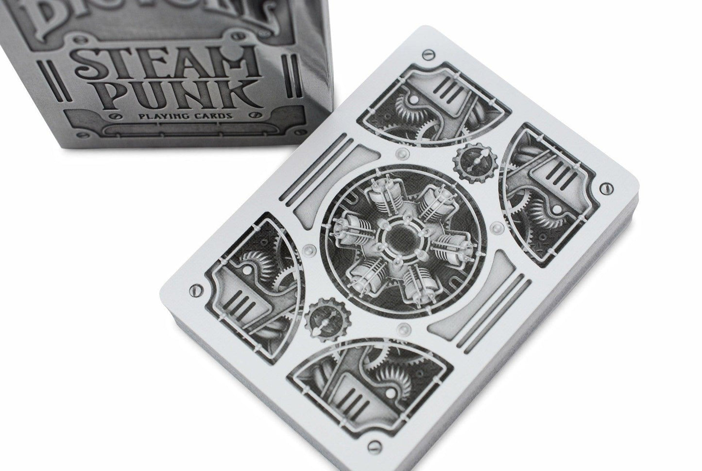 Silver Steampunk Playing Cards by US Playing Card Co.