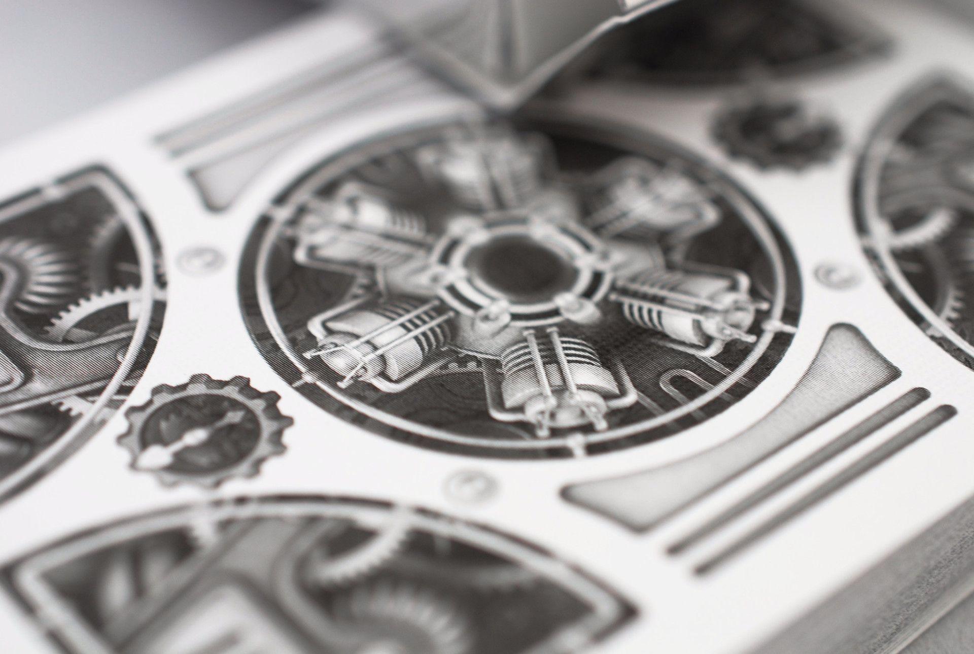 Silver Steampunk Playing Cards by US Playing Card Co.