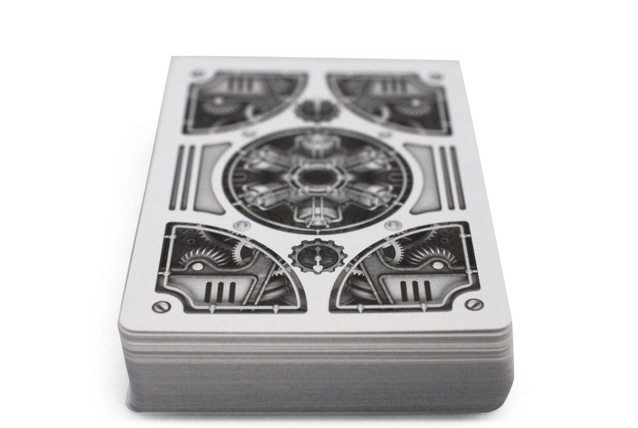 Silver Steampunk Playing Cards by US Playing Card Co.