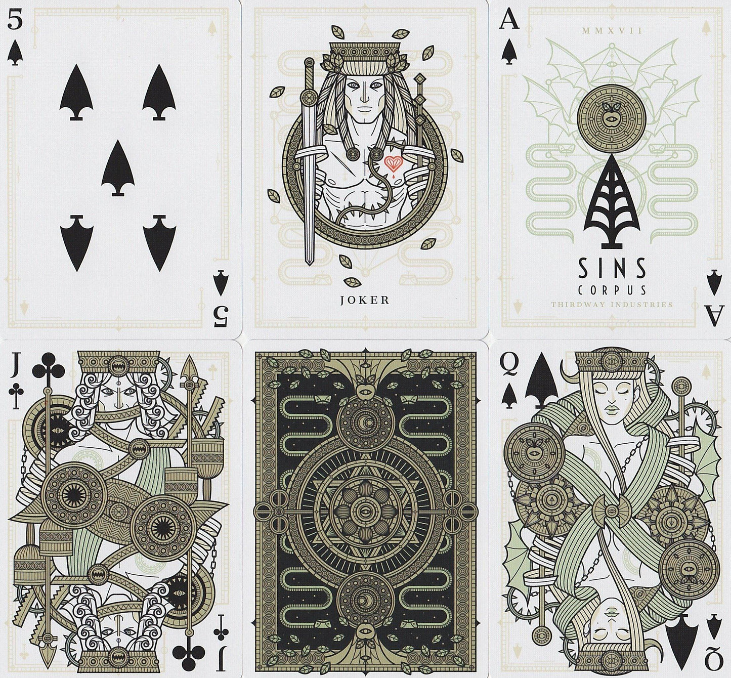 SINS Corpus Playing Cards by Thirdway Industries