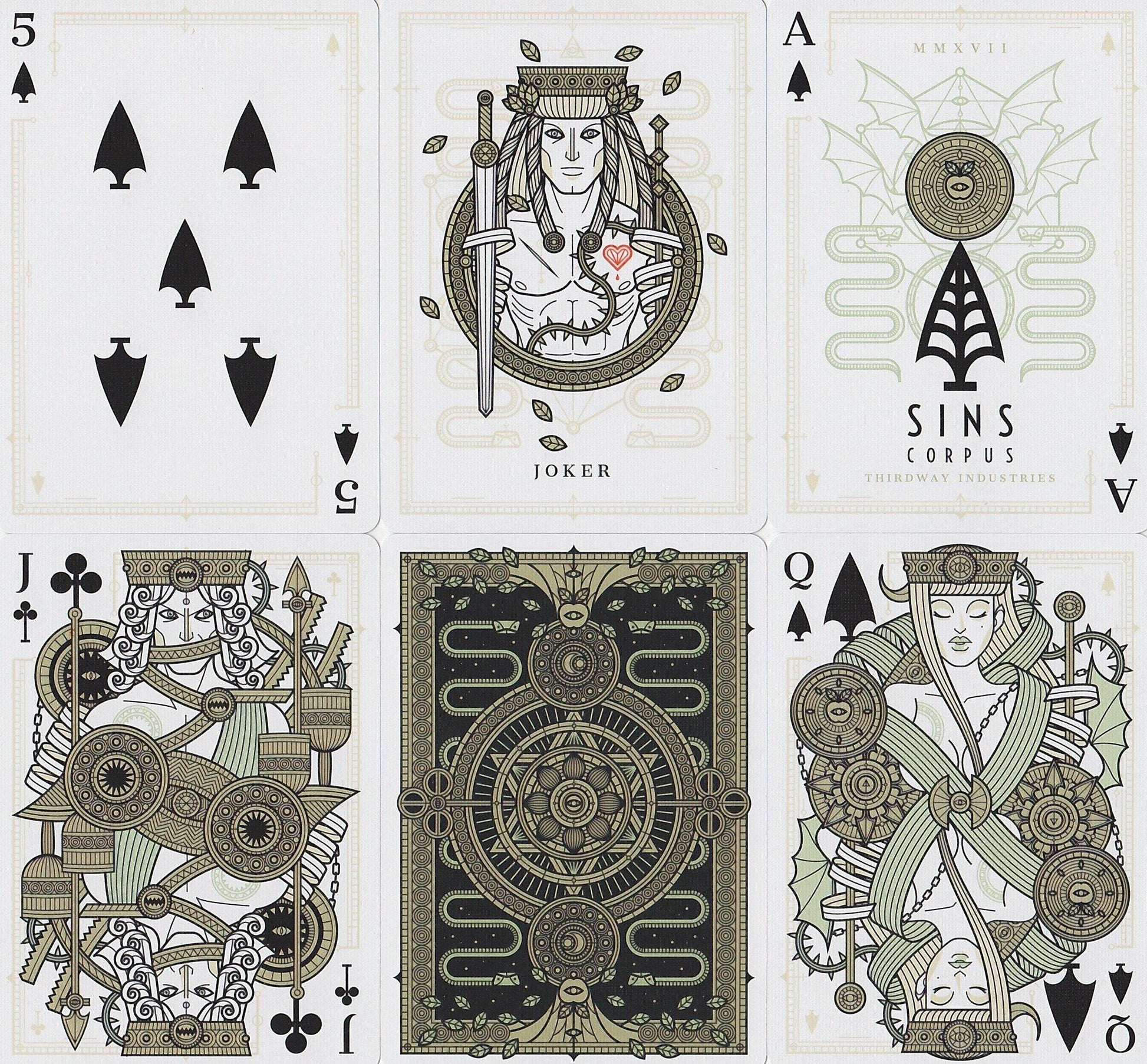 SINS Corpus Playing Cards by Thirdway Industries