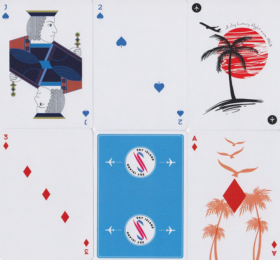 Sky Island Playing Cards by The Blue Crown