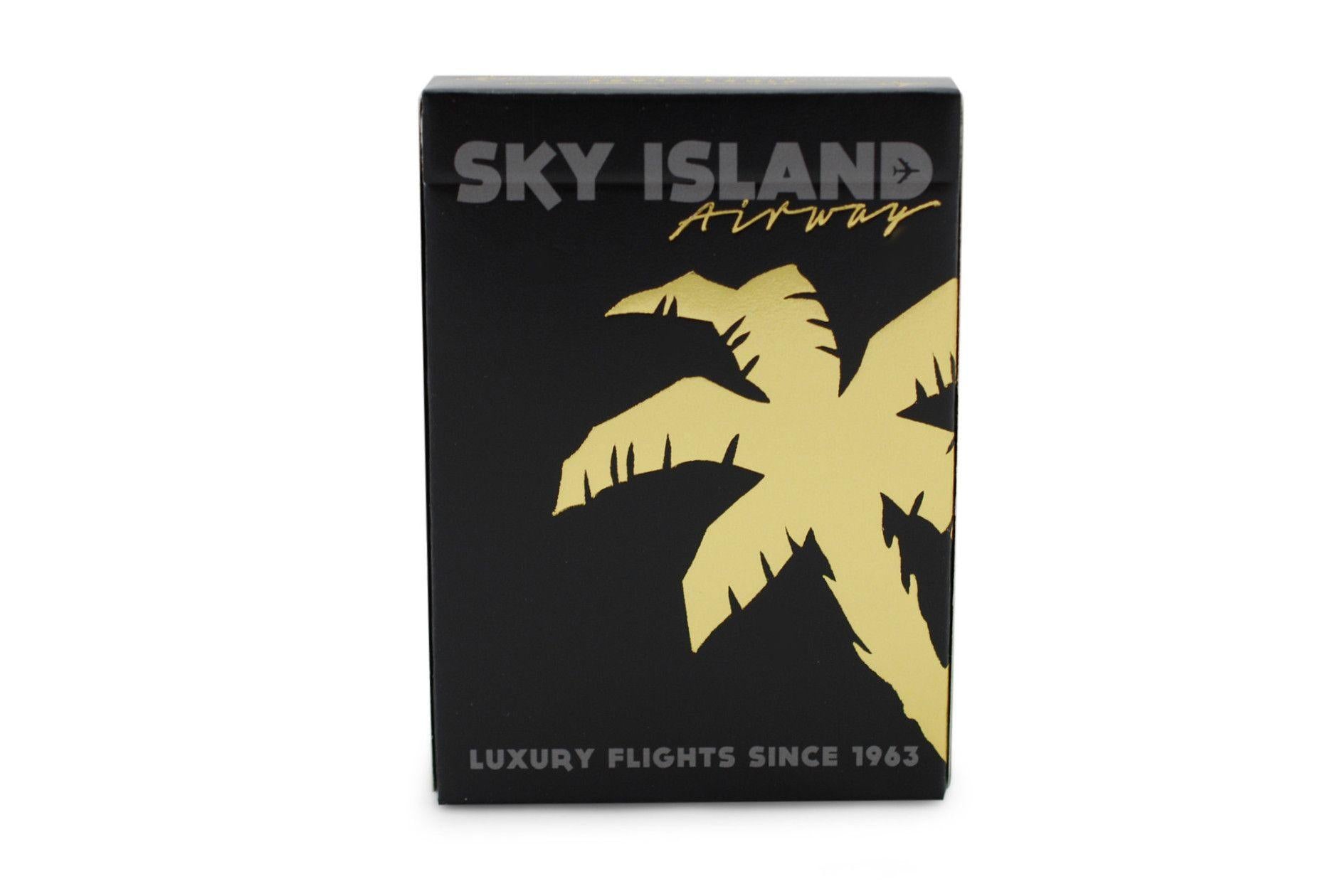 Sky Island Black Playing Cards by The Blue Crown