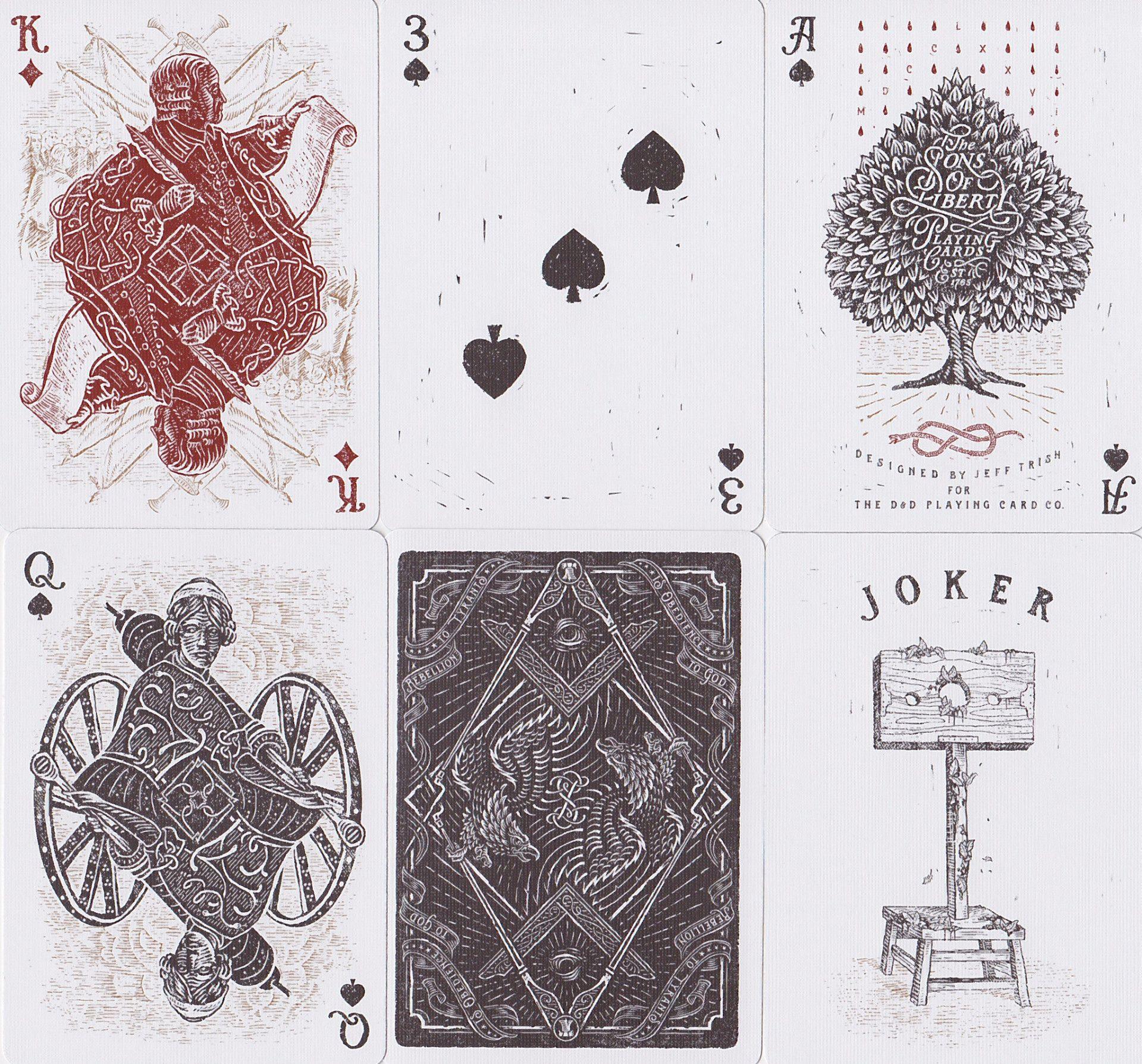 Sons of Liberty Playing Cards by Dan & Dave