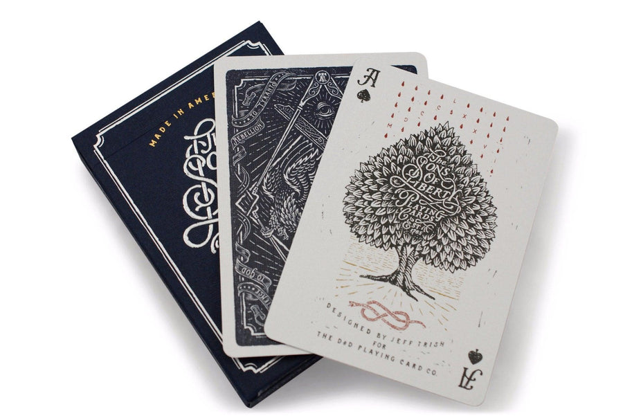 Sons of Liberty, Patriot Blue Playing Cards by Dan & Dave