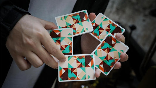 Sparkle Point: Green Playing Cards by US Playing Card Co.