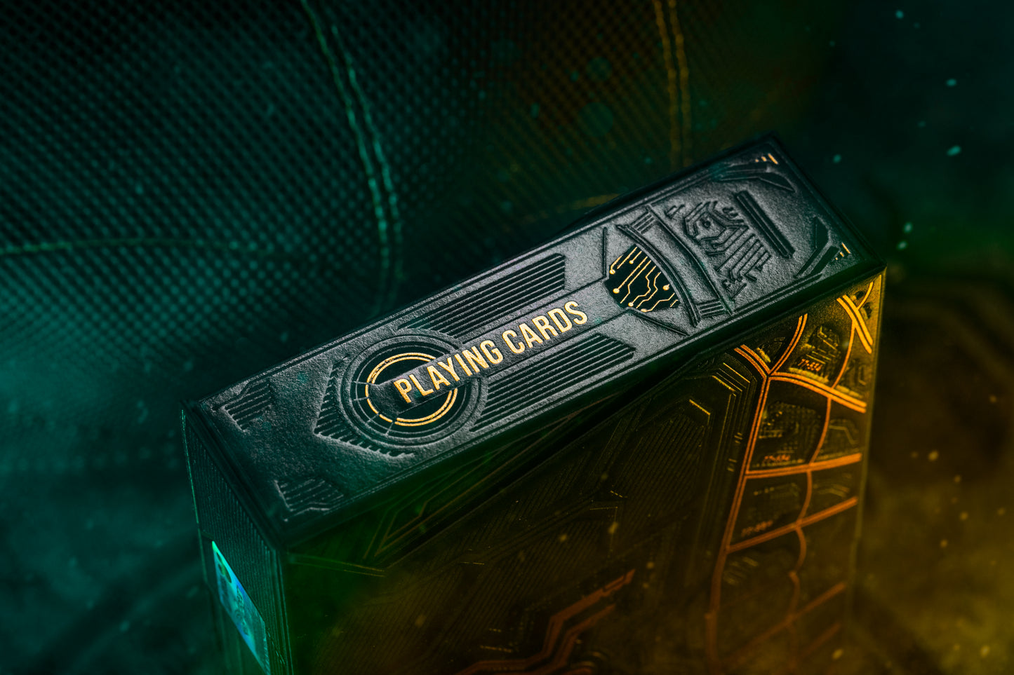 Spider Man Playing Cards - PVC Black & Gold Playing Cards by Card Mafia