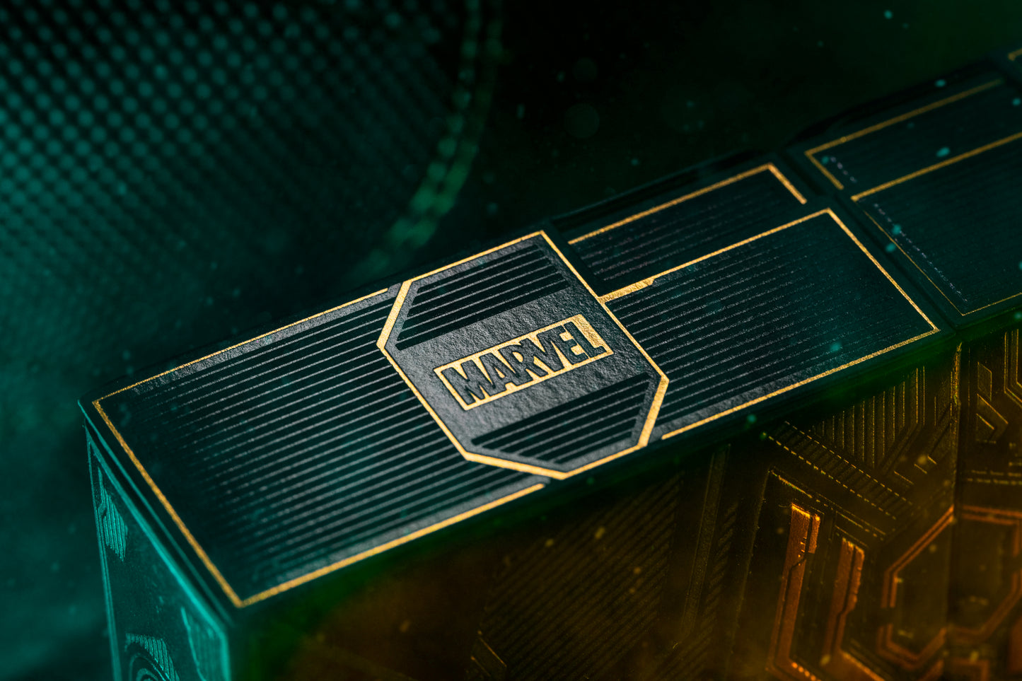 Spider Man Playing Cards - PVC Black & Gold Playing Cards by Card Mafia