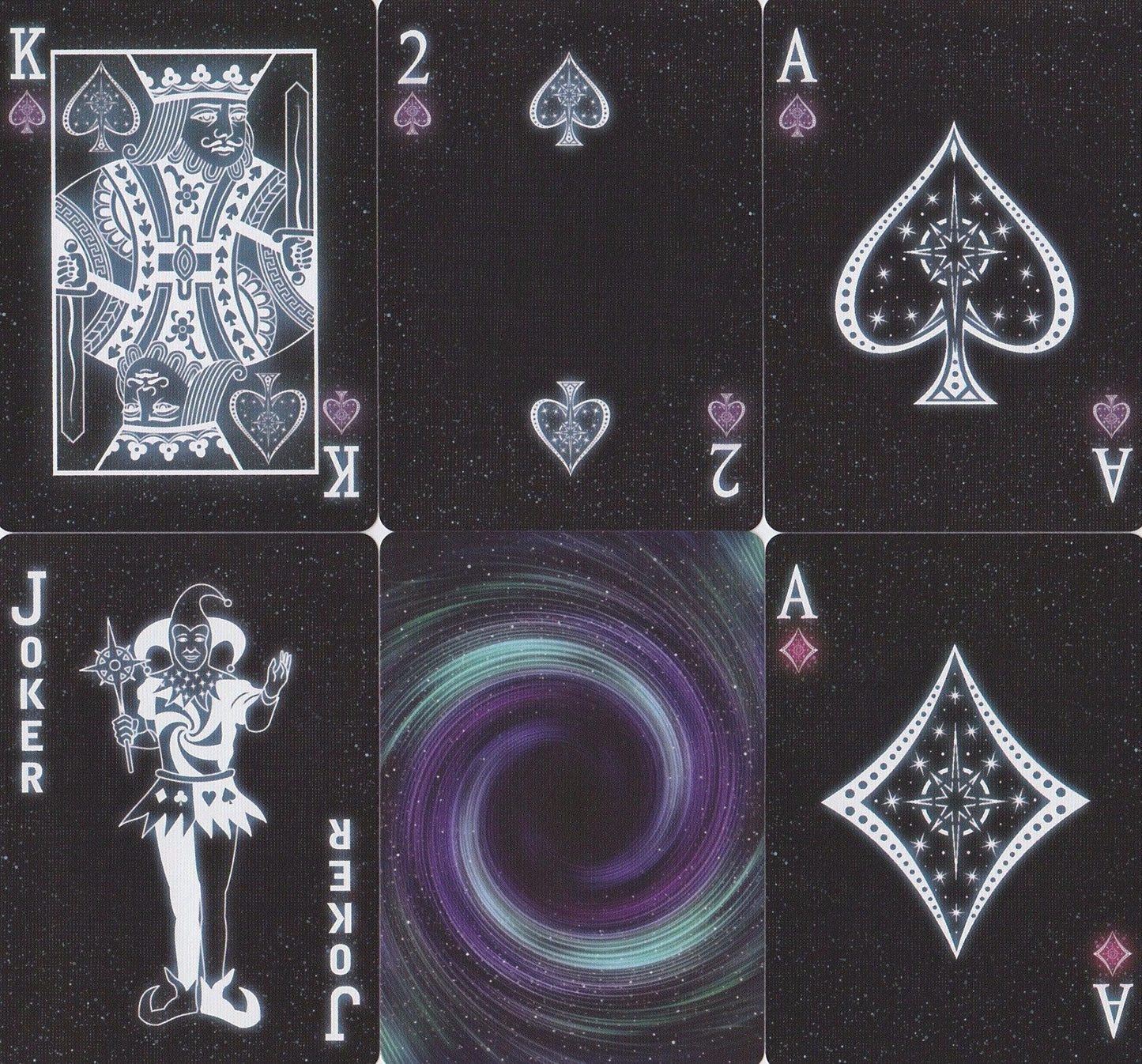 Bicycle® Starlight Black Hole Playing Cards by US Playing Card Co.