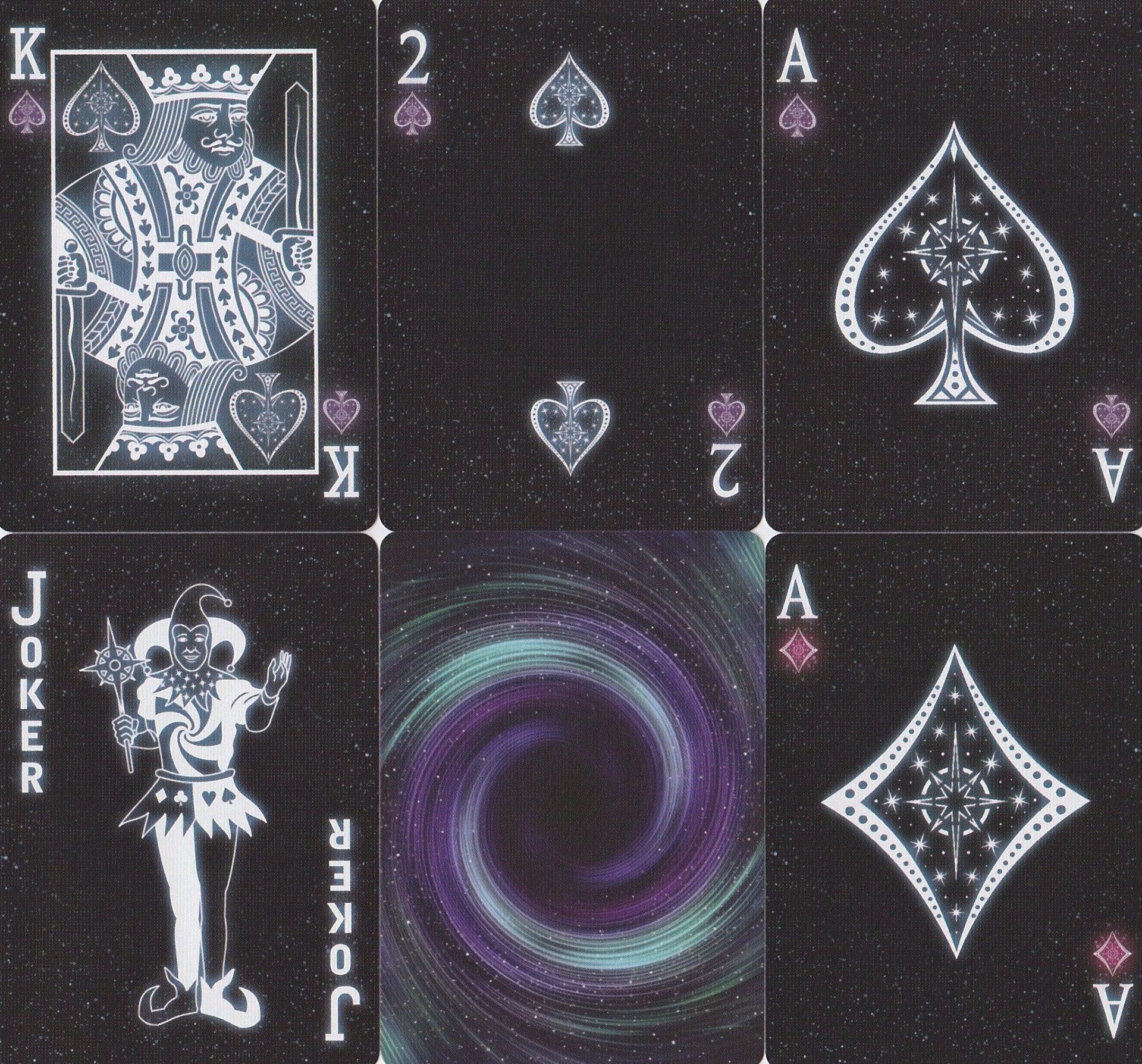 Bicycle® Starlight Black Hole Playing Cards by US Playing Card Co.
