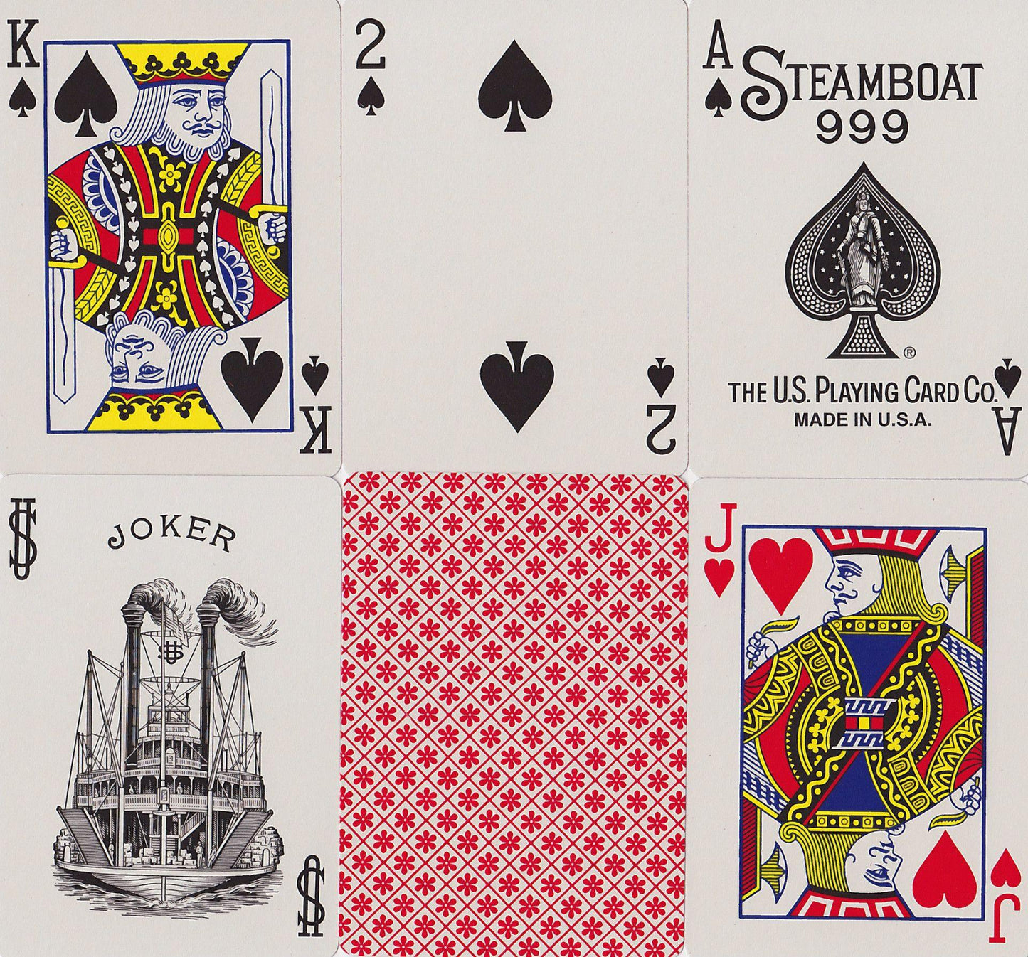 Steamboat 999 Playing Cards by Dan & Dave