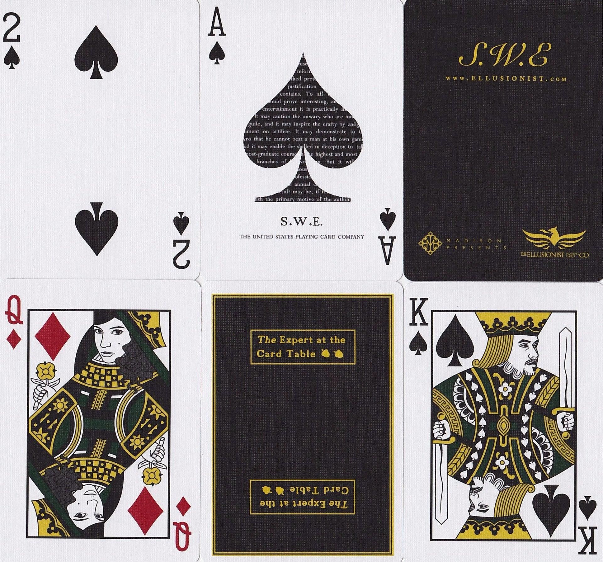 SWE Black Limited Edition Playing Cards by Ellusionist