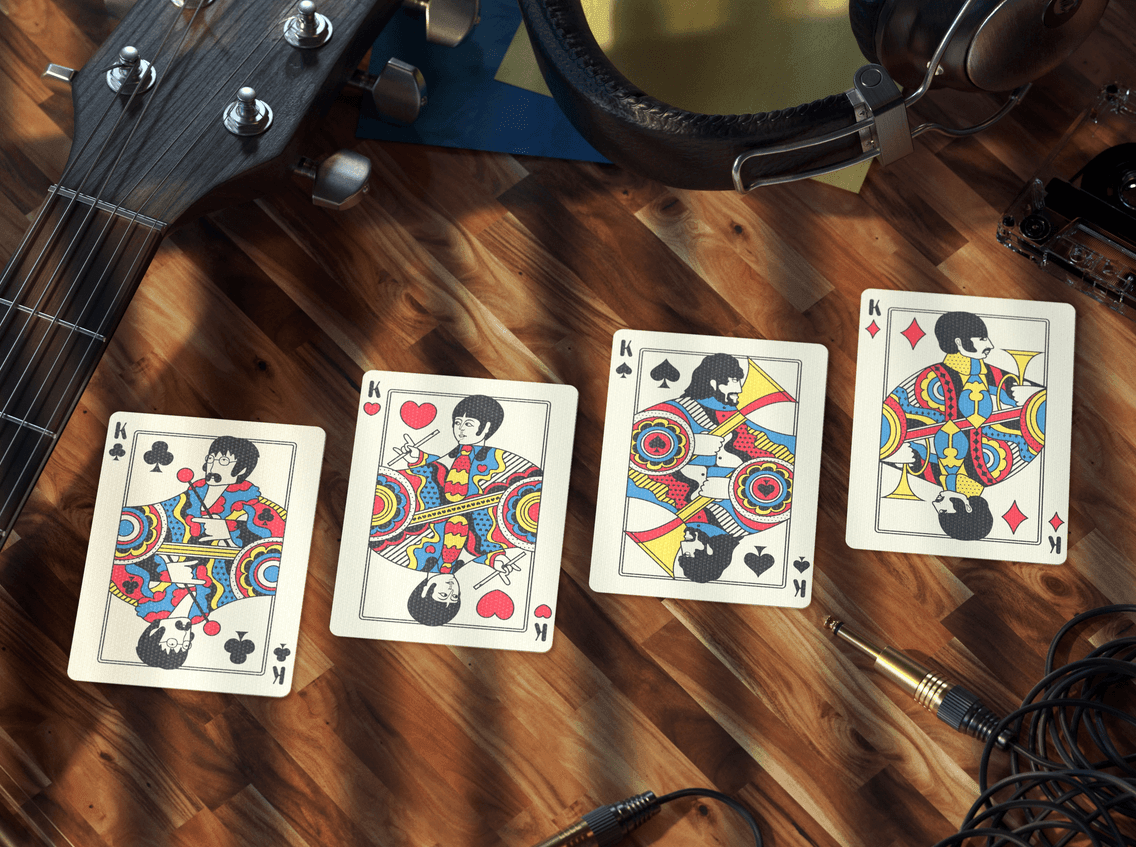 The Beatles Playing Cards - Yellow Submarine Playing Cards by Theory11