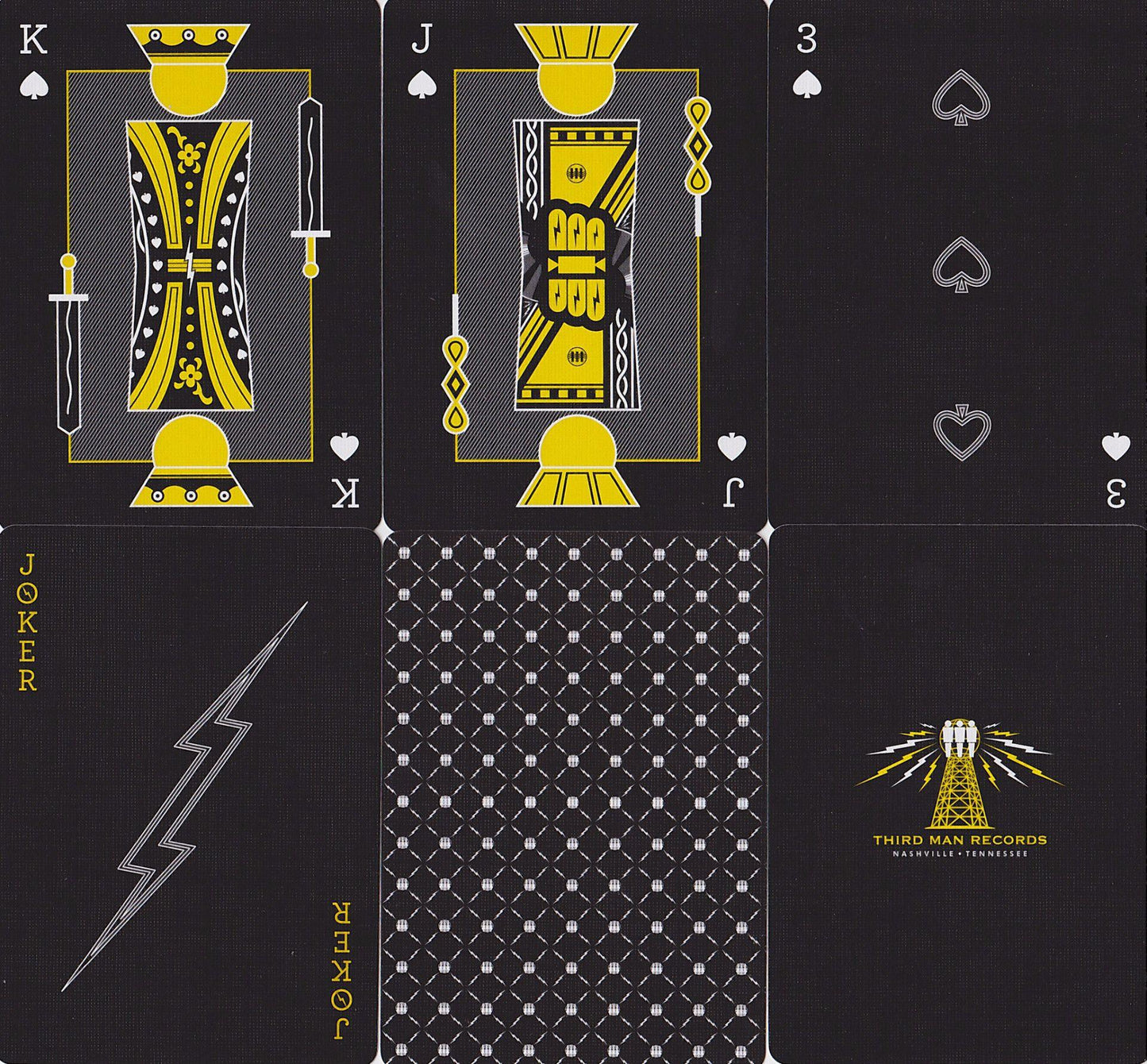 Third Man Records Playing Cards by Art of Play