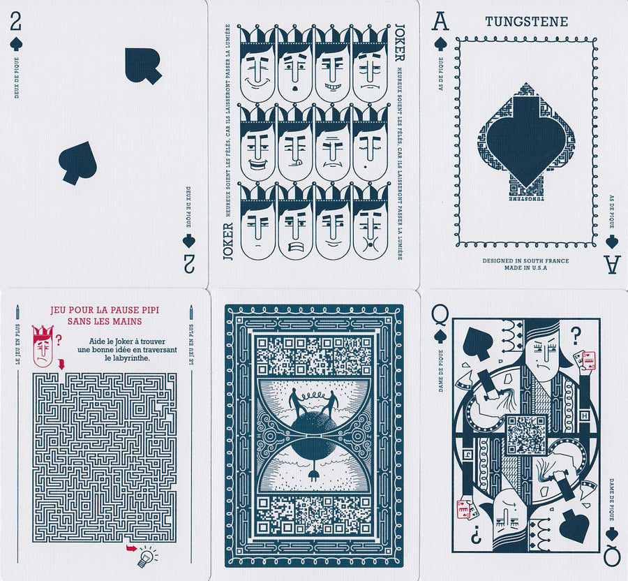 Tungstene Playing Cards by Dan & Dave