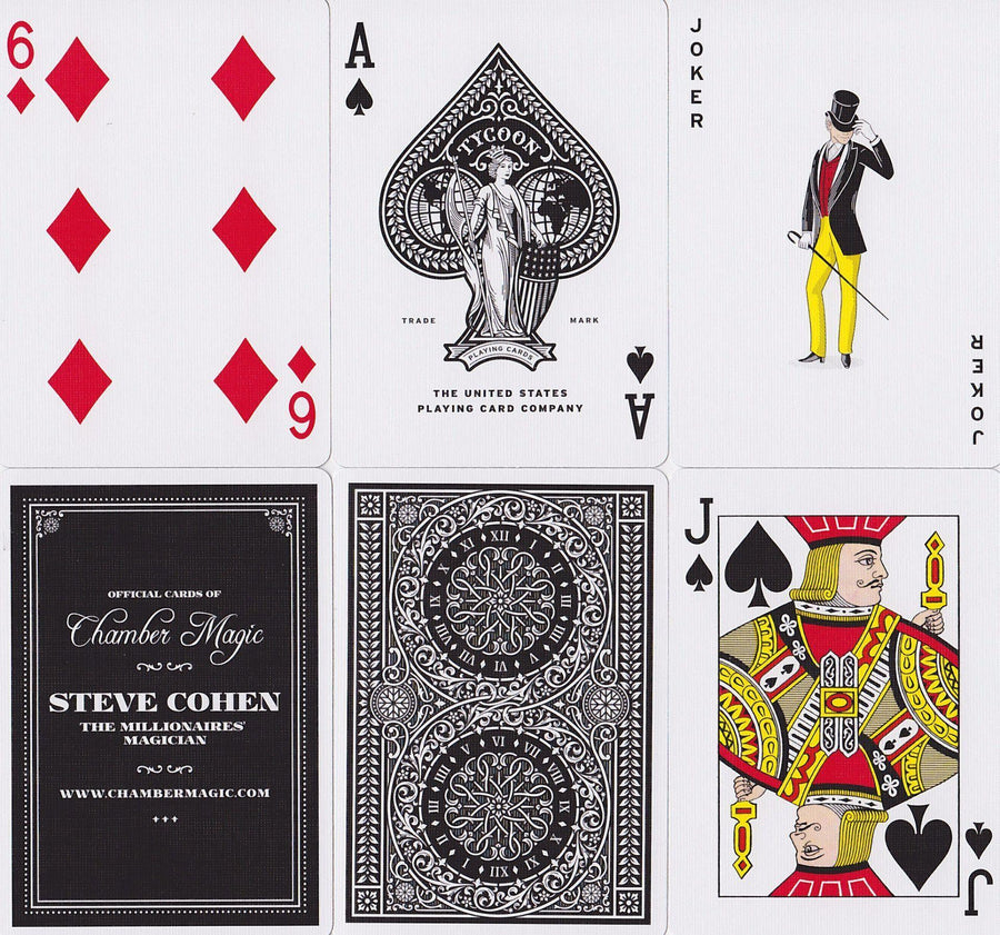 Tycoon, Black Edition Playing Cards by Theory11