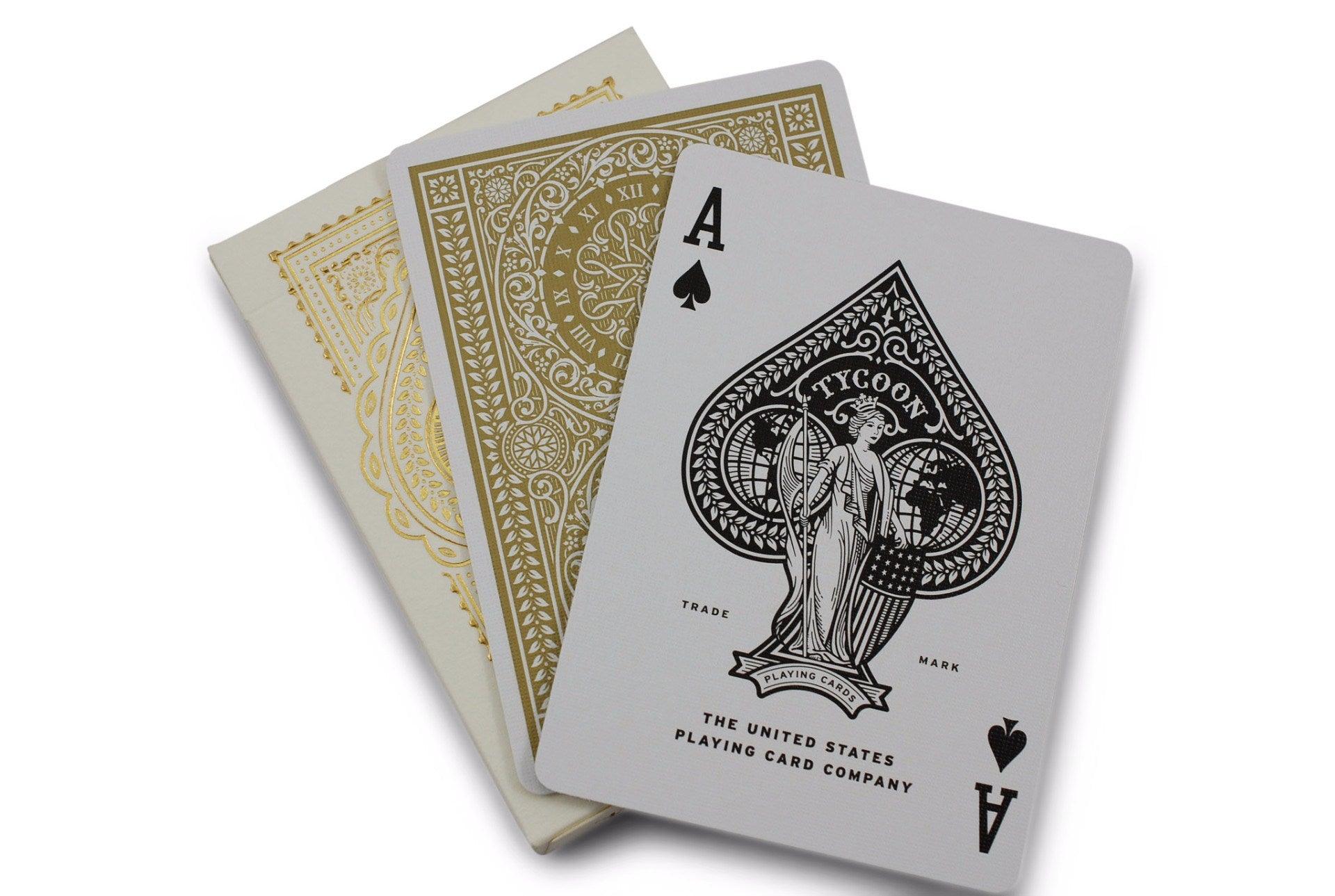 Tycoon, Ivory Edition Playing Cards by Theory11