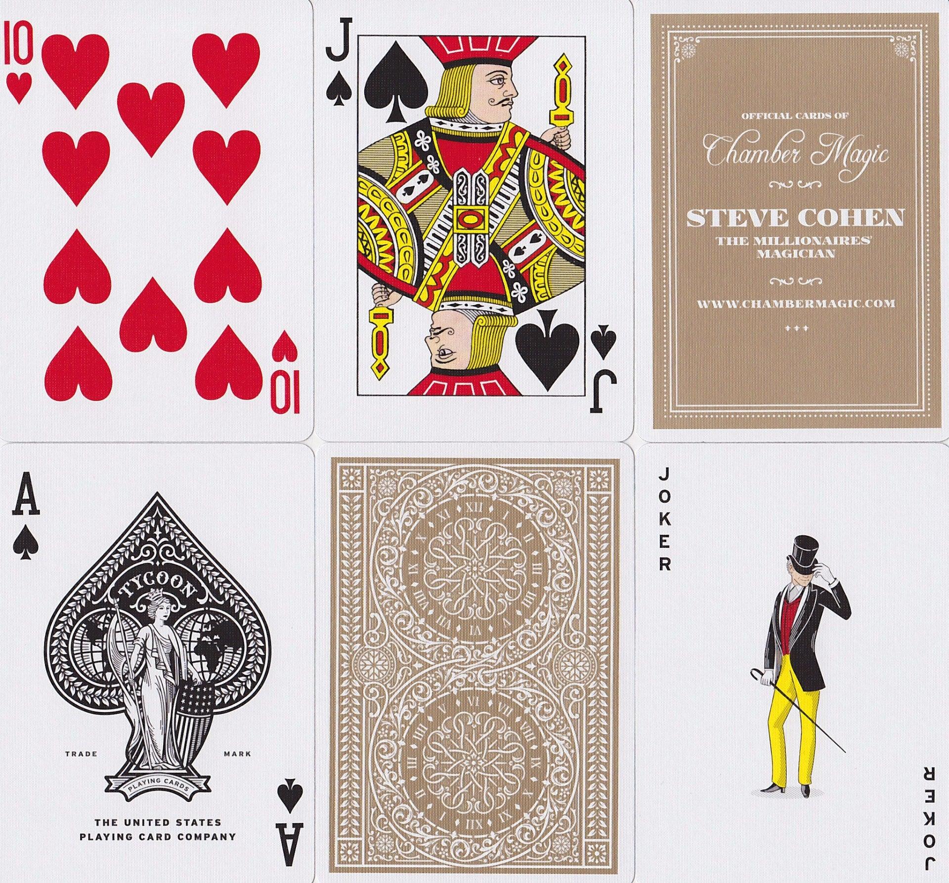 Tycoon, Ivory Edition Playing Cards by Theory11