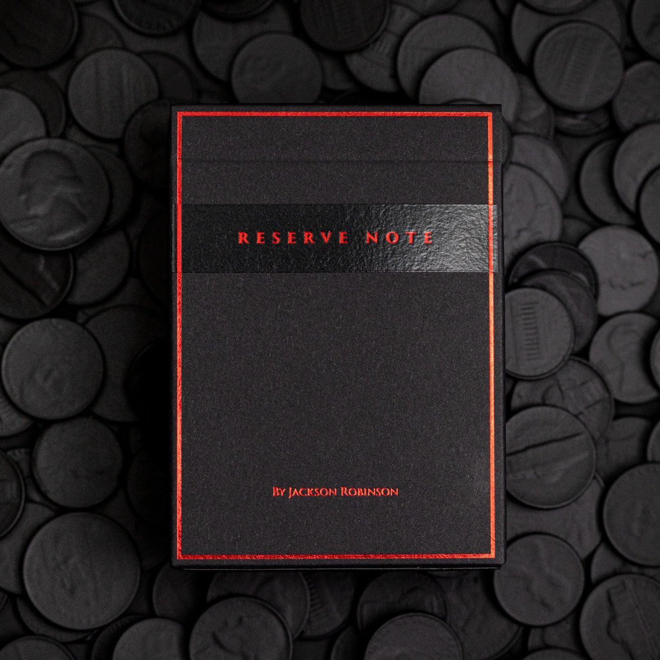 Black Reserve Note Playing Cards by Kings Wild Project
