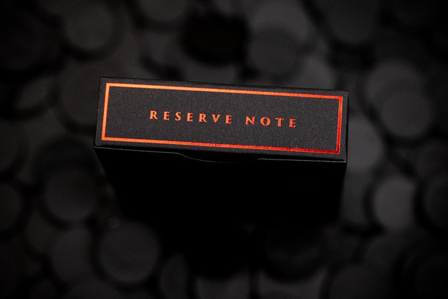 Black Reserve Note Playing Cards by Kings Wild Project